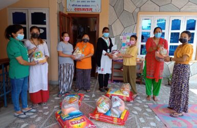 Ration support to Project youth